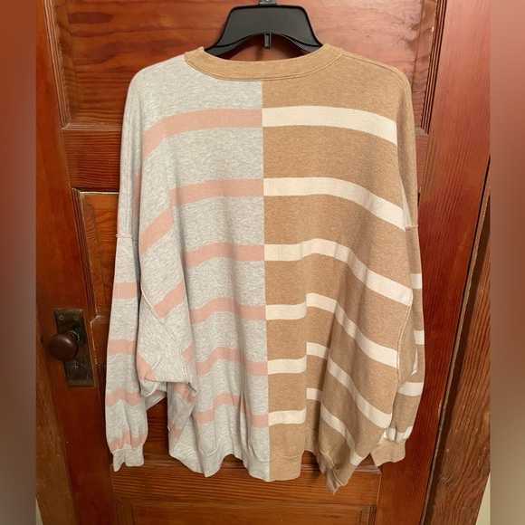 Free People Uptown Stripe Pullover sweater - Picture 7 of 9